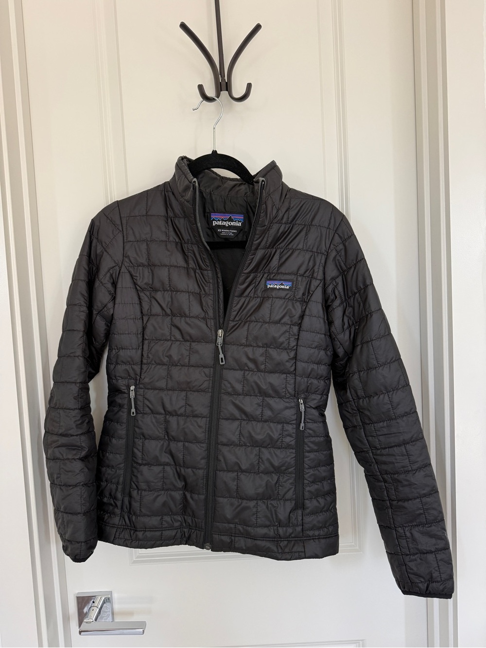Patagonia Women's Black Nano Puff Quilted Puffer Jacket